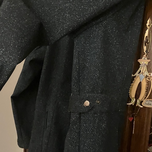 Sparkly Dark Teal Hooded Jacket - Picture 7 of 10